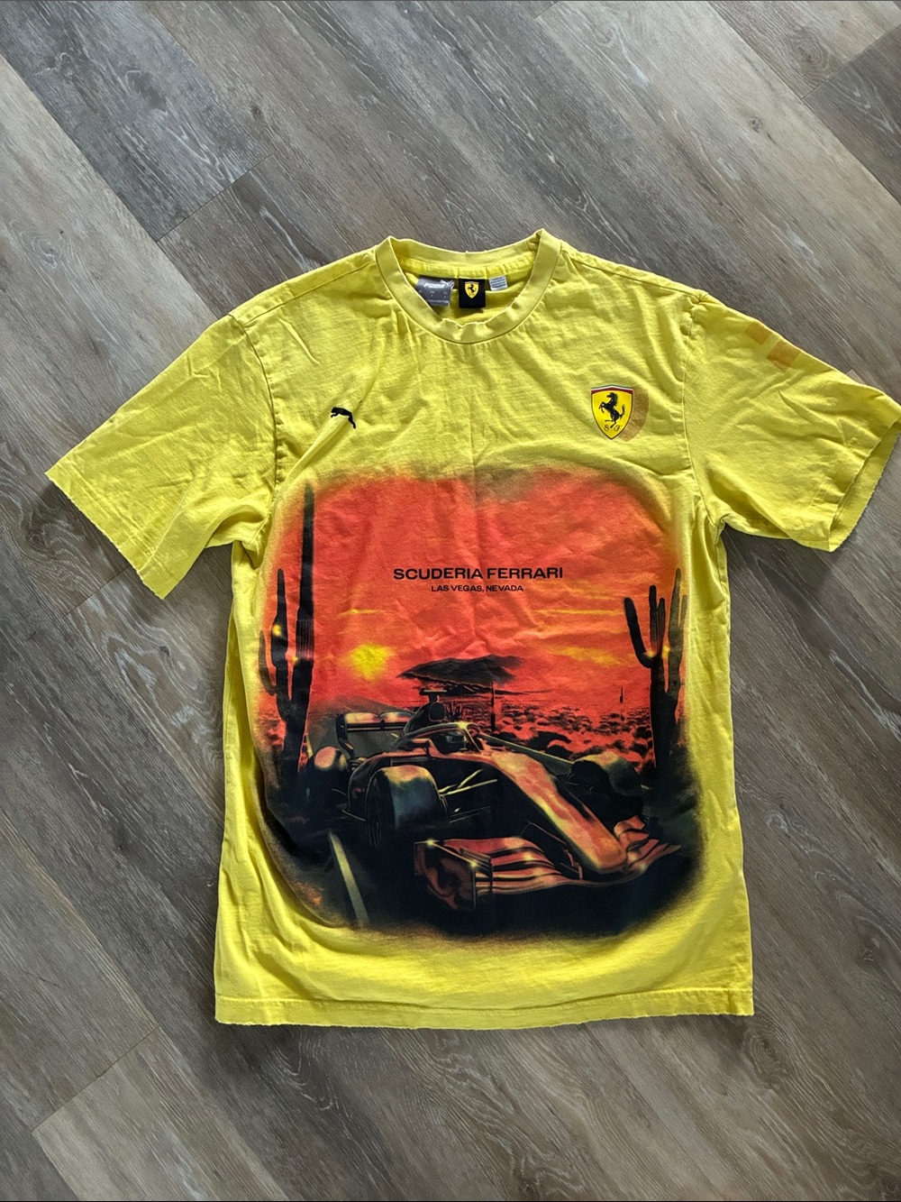 Formula 1 Las Vegas Puma Scuderia Ferrari Race Tshirt